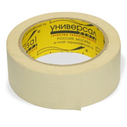Скотч малярный 38 мм x 25 м, 01648