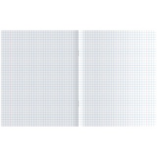 Тетрадь 48 л, А5, клетка OfficeSpace, бумвинил, синий 2