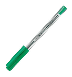 Ручка шариковая Schneider 'Tops 505 M' зеленая, 1,0мм, прозрачный корпус
