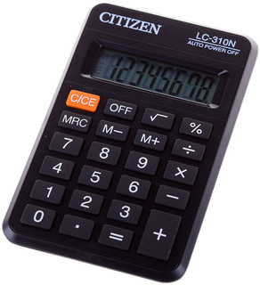 Карманный калькулятор Citizen LC-310N