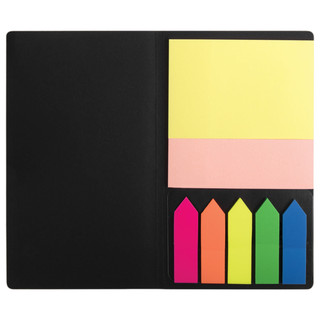 Блок (стикер) и закладки самоклеящиеся Brauberg, неоновые, на...