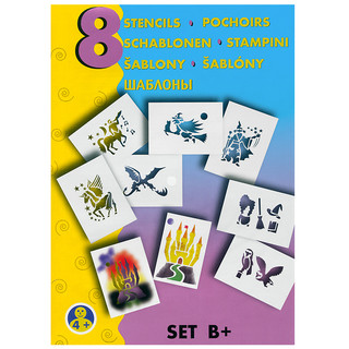 Набор трафаретов 'Сказочные мотивы' для воздушных фломастеров, 8 шт 2