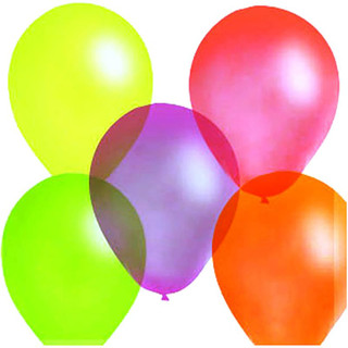 Воздушный шар Флуоресцентный, 25 см, 1 штука