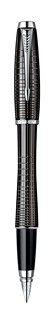 Ручка перьевая Parker Urban Premium F204, Ebony Metal Chiselled 