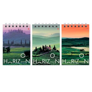 Блокнот на гребне 'Природа' А7, 40 листов, клетка, в ассортим...