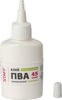 Клей ПВА Staff евро, 45 г 2