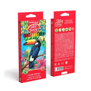 Цветные карандаши трехгранные ArtBerry, 24 цвета 3