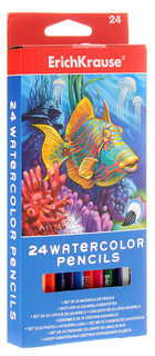 Акварельные карандаши ArtBerry, шестигранные, с кисточкой, 24 цвета 3