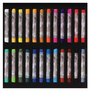 Пастель сухая художественная 'Сонет', 24 цвета, круглое сечение, Невская Палитра 3