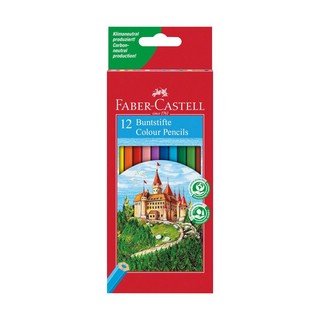 Цветные карандаши 12 цветов, в картонной коробке, Faber-Castell