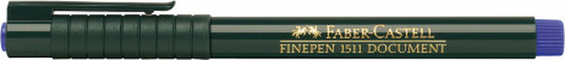 Faber-Castell Ручка капиллярная Finepen 1511 цвет чернил синий