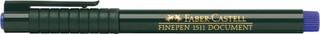 Faber-Castell Ручка капиллярная Finepen 1511 цвет чернил синий