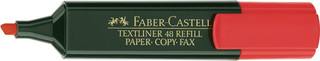 Текстовыделитель Faber-Castell '48' красный, 1-5мм
