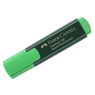 Текстовыделитель Faber-Castell '48' зеленый, 1-5мм 3