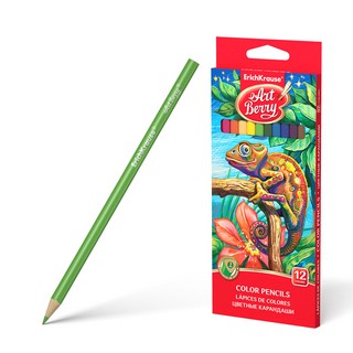 Цветные карандаши ArtBerry, трехгранные, 12 цветов 3