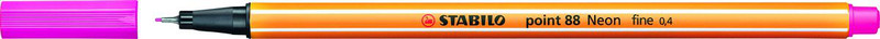 STABILO Ручка капилярная Point 88/056 неоновая розовая