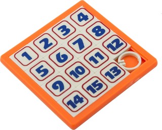 Головоломка Пятнашки (цвета в ассортименте) 1