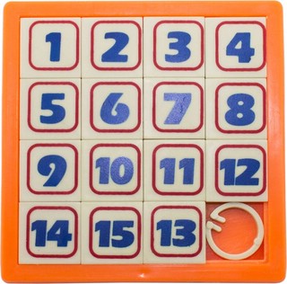 Головоломка Пятнашки (цвета в ассортименте) 2