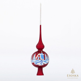 Верхушка 'Зима', стекло, артикул С 138 1