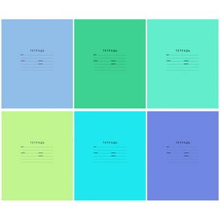 Тетрадь BG для прописей 12л., частая косая линия, в ассортименте