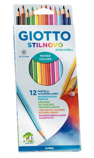 Цветные карандаши Giotto 'Stilnovo Acquarell', 12 цветов 2