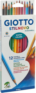 Цветные карандаши Giotto 'Stilnovo Acquarell', 12 цветов 3