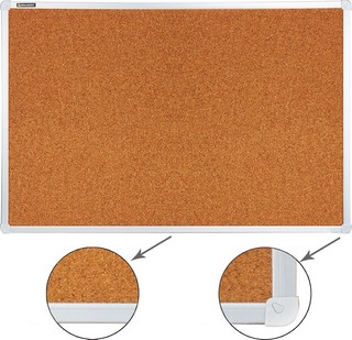 Доска пробковая 60 х 90 см Brauberg 1