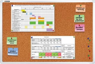 Доска пробковая 60 х 90 см Brauberg 2