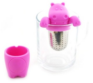 Ситечко для заваривания чая БЕГЕМОТ, цвет в ассортименте