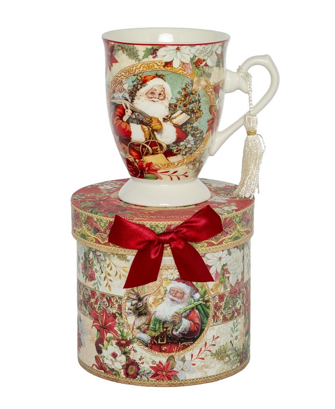 Кружка 'Дед Мороз', фарфор