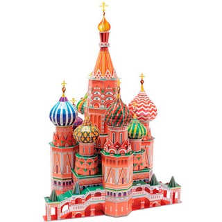 3D-пазл CubicFun Собор Василия Блаженного, 214 деталей 1