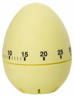 Таймер в форме яйца (пластик) в ассортименте