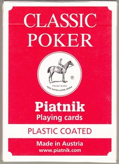 Игральные карты Piatnik Покер Классик (цвет красный или синий)