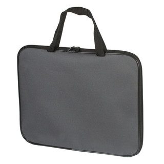 Папка 'Пчелка' с ручками, текстиль на молнии, цвет серый 1