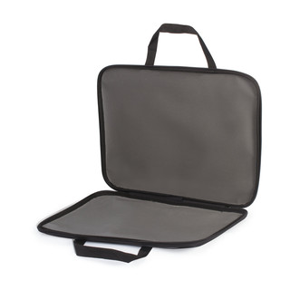 Папка 'Пчелка' с ручками, текстиль на молнии, цвет серый 2