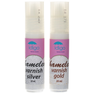 Набор лаков 'Idigo', с эффектом хамелеона, 2 шт, цвет белый