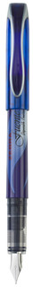 Ручка перьевая Zebra Fuente, одноразовая, синяя