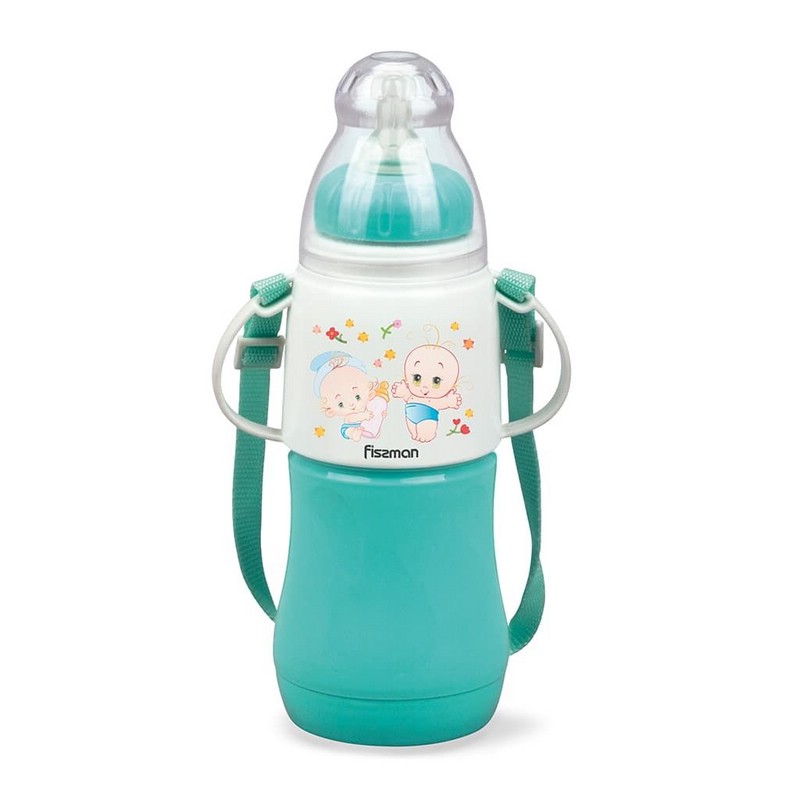 Бутылочка для кормления 230мл, ментоловая, Fissman 7958