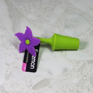 Пробка для бутылки силиконовая Цветок 9 см 5