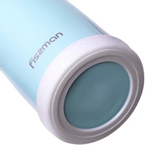 Термокружка 500 мл, аквамарин + белый, Fissman 9722 6
