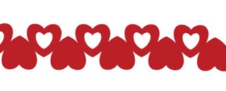 Тесьма декоративная ANNET из фетра, 1 м, красный (A012)