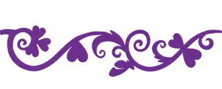 Тесьма декоративная ANNET из фетра, 1 м, темно сиреневый (B045)