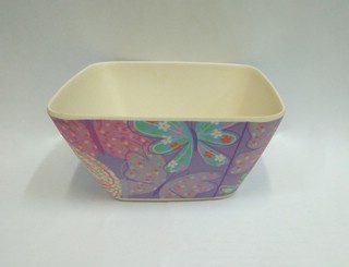 Миска FLOWER 14 см / 900мл, бамбуковое волокно, Fissman 9472 2