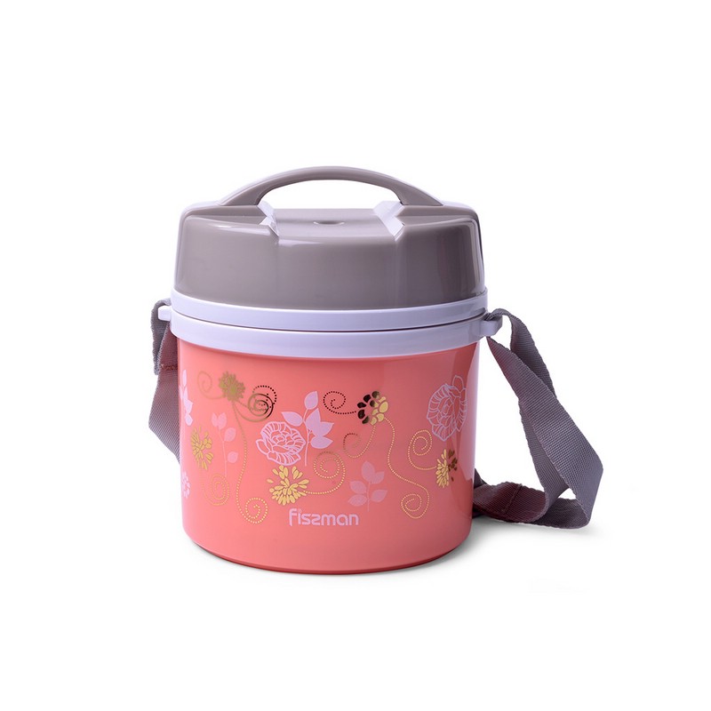 Термос для пищи 1200 мл розовый, Fissman 7938