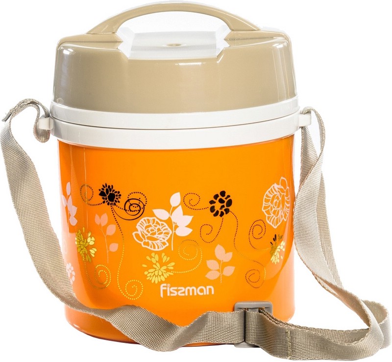 Термос для пищи 1400 мл оранжевый, Fissman 7940