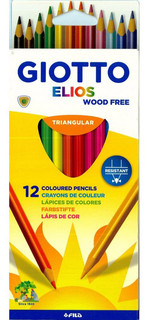 Набор цветных полимерных карандашей Giotto 'Elios Triangular', 12 цветов 3