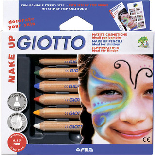 Giotto Make Up Набор карандашей для грима Classic 6 цветов