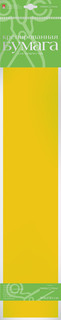 Альт Бумага креповая Флюоресцентная цвет желтый