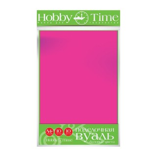 Набор поделочная вуаль Альт Hobby Time 'Базовые цвета', A4, 10 л, 10 цв