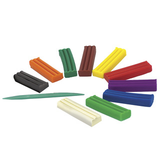 Пластилин 'Кроха' мягкий, 10 цветов, Луч 3